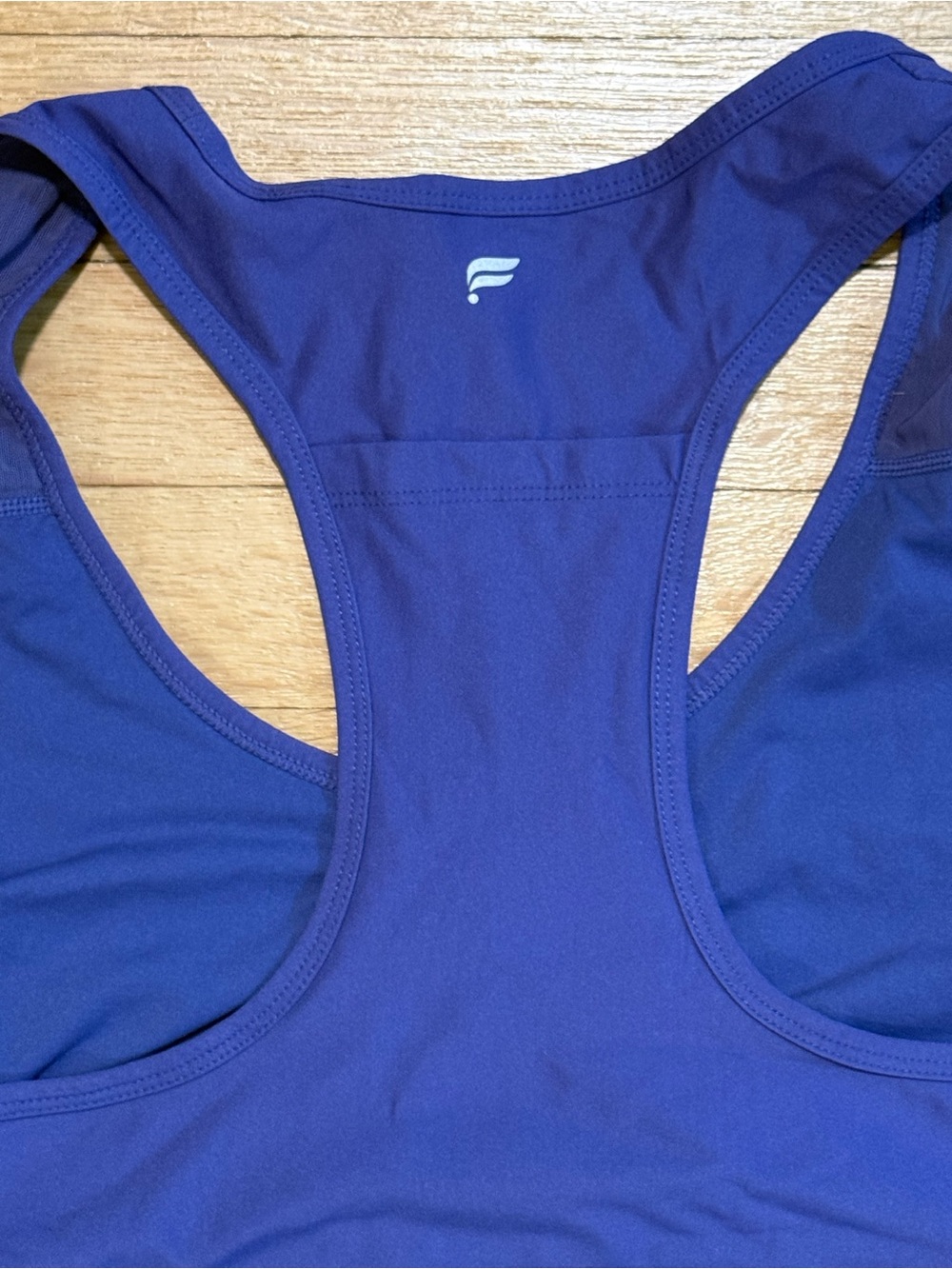 Fabletics Purple Racerback Medium-Support Sports Bra (1X) - Picture 4 of 4